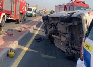 കുവൈറ്റിൽ നാല് വാഹനങ്ങൾ കൂട്ടിയിടിച്ച് അപകടം; ഒരാൾ മരിച്ചു Four vehicles collide in Kuwait; One died