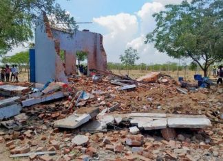 Police Investigation On The Blast At Fireworks Units