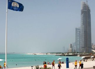 Blue Flag Badge For Seven Beaches In Abu Dhabi