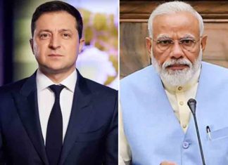 Ukraine president Volodymyr Zelenskyy talked with Narendra Modi