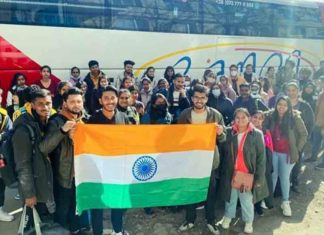 First mission flight departs from Ukraine; 19 Malayalees in the group