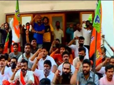 BJP protests in Kumbala