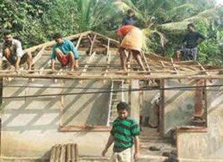 Youth effort; Pariyaniamma's house was renovated