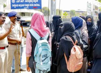 58 students of Karnataka school suspended for holding protests in Shivamogga