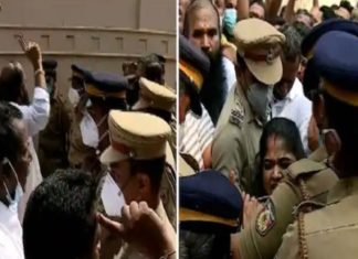 കെ റെയിൽ കല്ലിടൽ; കണ്ണൂർ താനയിൽ നാട്ടുകാരുടെ പ്രതിഷേധം- അറസ്റ്റ് K rail stone laying