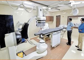 cath lab at Beach Hospital has ceased to function