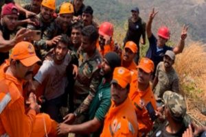 Young man trapped in cave at Palakkad