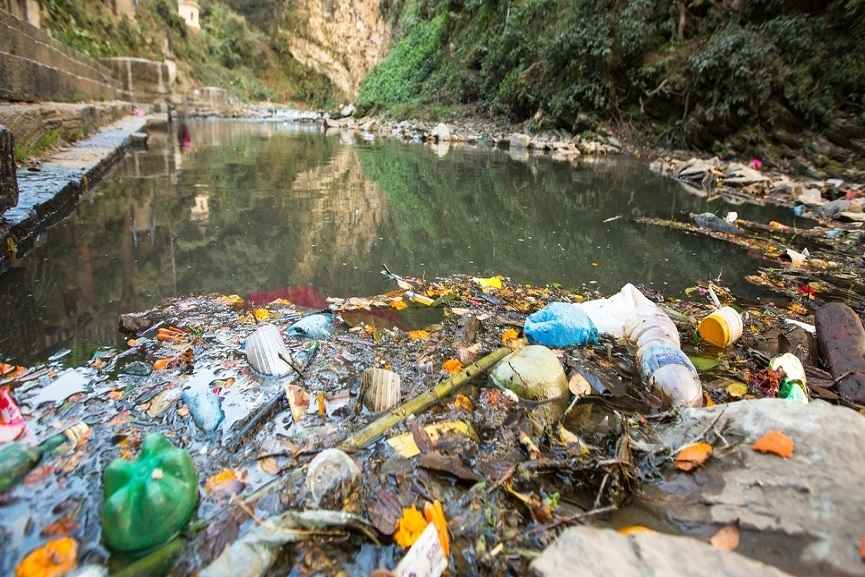 waste-river waste dump into river complaint