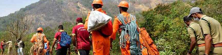 Young man trapped in cave at Palakkad