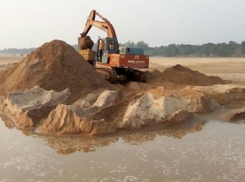 Illegal sand smuggling