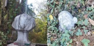 Gandhi Statue Demolished In Palakkad District