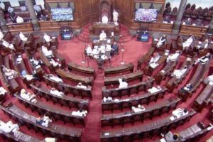 Rajyasabha_Opposition Protest