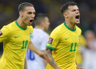 ലോകകപ്പ് യോഗ്യത; പരാഗ്വായെ ഗോൾമഴയിൽ മുക്കി ബ്രസീൽ മുന്നോട്ട് philipe-cutinho