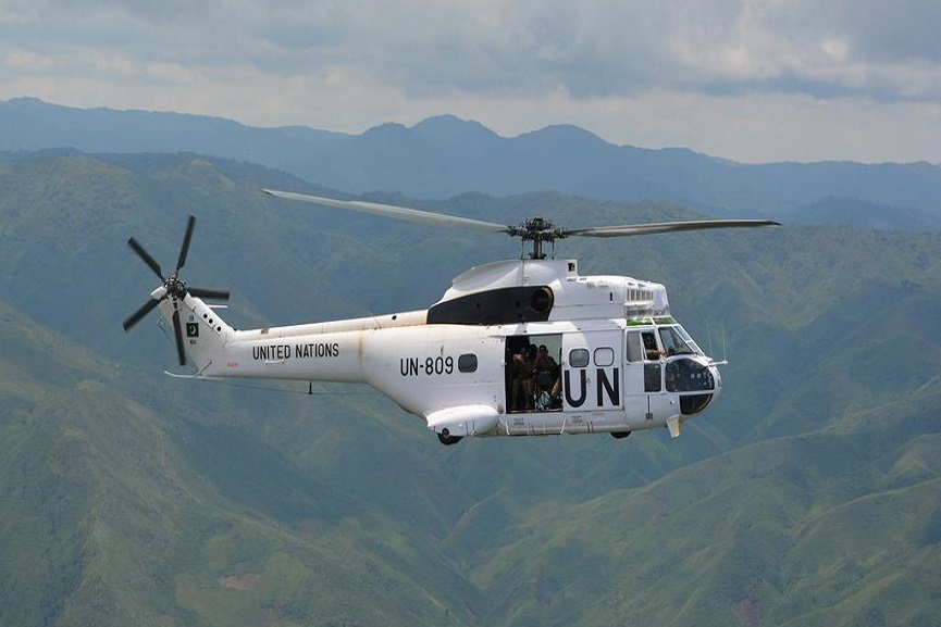 UN Helicopter Crashes And Eight were Died UN Helicopter Crashes And Eight were Died