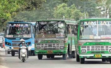 Private bus accident