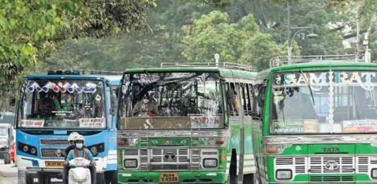 Private bus accident