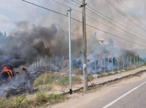 വ്യോമസേനയുടെ ദക്ഷിണ ആസ്ഥാനത്തിന് സമീപം തീപിടുത്തം air-force-southern