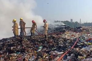 Fire At Brahmapuram Waste Plant Today