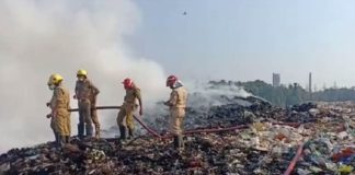 Fire At Brahmapuram Waste Plant Today