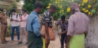 The K Rail Survey stone, which was uprooted by the protesters, was returned by the landlord