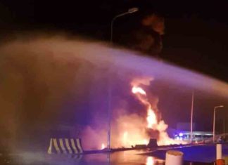 Houthi attack on a populated area in Saudi Arabia