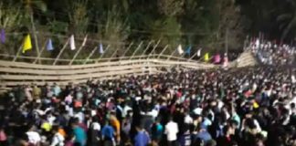 Football gallery collapses in Malappuram