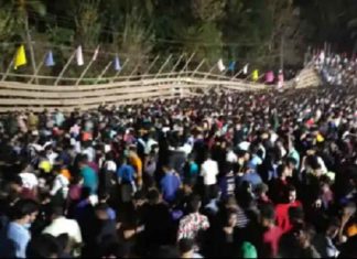 Football gallery collapses in Malappuram