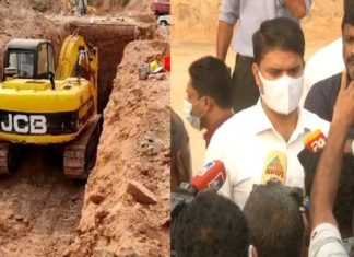 mud collapse in Kalamassery