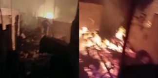 hut fire in Delhi