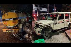 Police crash vehicle in Palarivattom