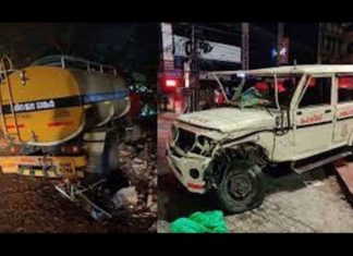 Police crash vehicle in Palarivattom