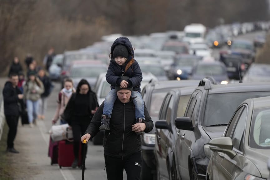 More Than 15 Lakhs Civilians Fled From Ukraine To Poland More Than 15 Lakhs Civilians Fled From Ukraine To Poland