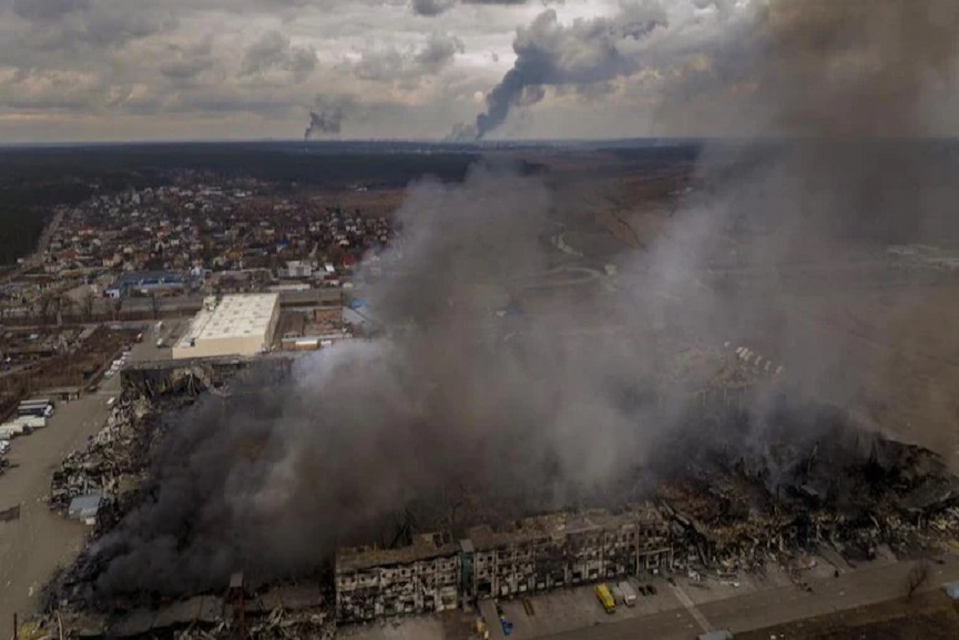 Russian Attack Against Oil Depot In Ukraine Russian Attack Against Oil Depot In Ukraine