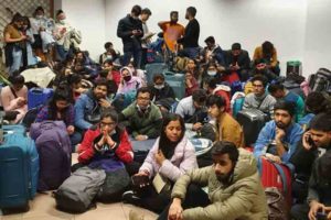 Do not go out, be patient; India to Sumi students