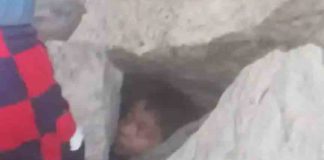 3 hours of effort; Rescues 8-year-old boy trapped in sea wall