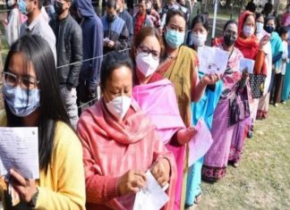 44.16 Percentage Polling At Afternoon In Manipur Assembly Election