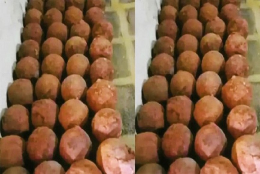 Artillery shells at Tipu's Fort Artillery shells at Tipu's Fort