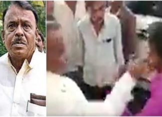 Karnataka Congress MLA slaps youth when asked to repair village roads