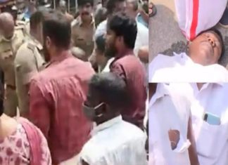 കെ റെയിൽ സമരക്കാർക്ക് നേരെ അതിക്രമം; പോലീസുകാരന് എതിരെ ഇന്ന് നടപടിയെടുത്തേക്കും protest against k rail survey in kazhakkoottam
