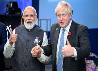 ബ്രിട്ടീഷ് പ്രധാനമന്ത്രി ബോറിസ് ജോൺസൺ ഇന്ന് ഇന്ത്യയിലെത്തും British Prime Minister Boris Johnson Will Came To India Today