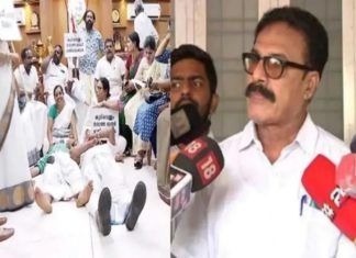 ‘ഡ്രൈവറെ പിരിച്ചു വിടണം’; തൃശൂർ നഗരസഭയിൽ കൗൺസിലർമാരുടെ സമരം The driver must be fired; Councilors strike in Thrissur municipality
