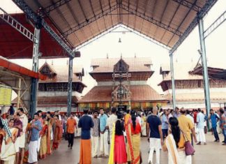 വിഷുക്കണി ദർശനം; ഗുരുവായൂർ ക്ഷേത്രത്തിൽ വൻ ഭക്തജന തിരക്ക്