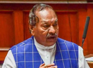 Karnataka Rural Development Minister KS Eshwarappa has resigned