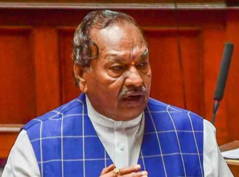 Karnataka Rural Development Minister KS Eshwarappa has resigned