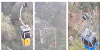 Cable car accident in Jharkhand