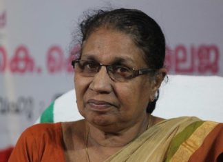 ചെങ്കൊടി പുതച്ച് അന്ത്യയാത്ര; എംസി ജോസഫൈന്റെ മൃതദേഹം മെഡിക്കൽ കോളേജിന് കൈമാറി