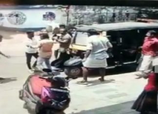 തിരൂരിൽ ഓട്ടോ ഡ്രൈവറെ ആക്രമിക്കുന്നതിന്റെ സിസിടിവി ദൃശ്യങ്ങൾ പുറത്ത് auto driver being attacked in Tirur