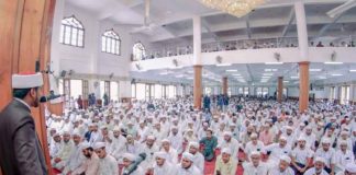 Hafiz Shabeer Ali's jummah khutbah at Ma'din grand masjid