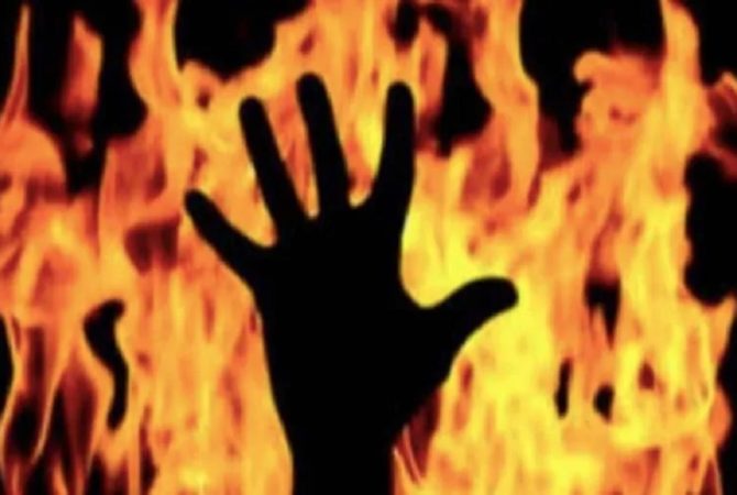 burnt to death