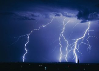 Heavy Rain With Lightening